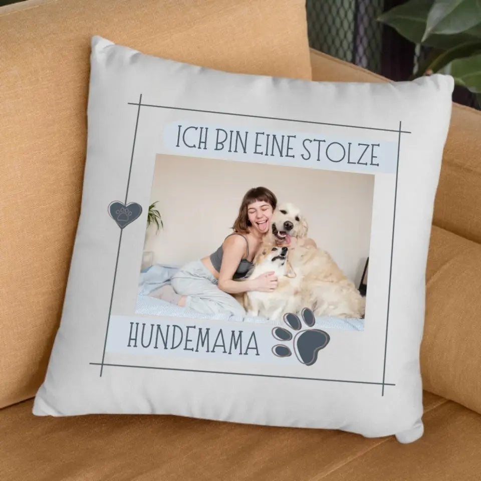 Hundemama - Personalisiertes Kissen
