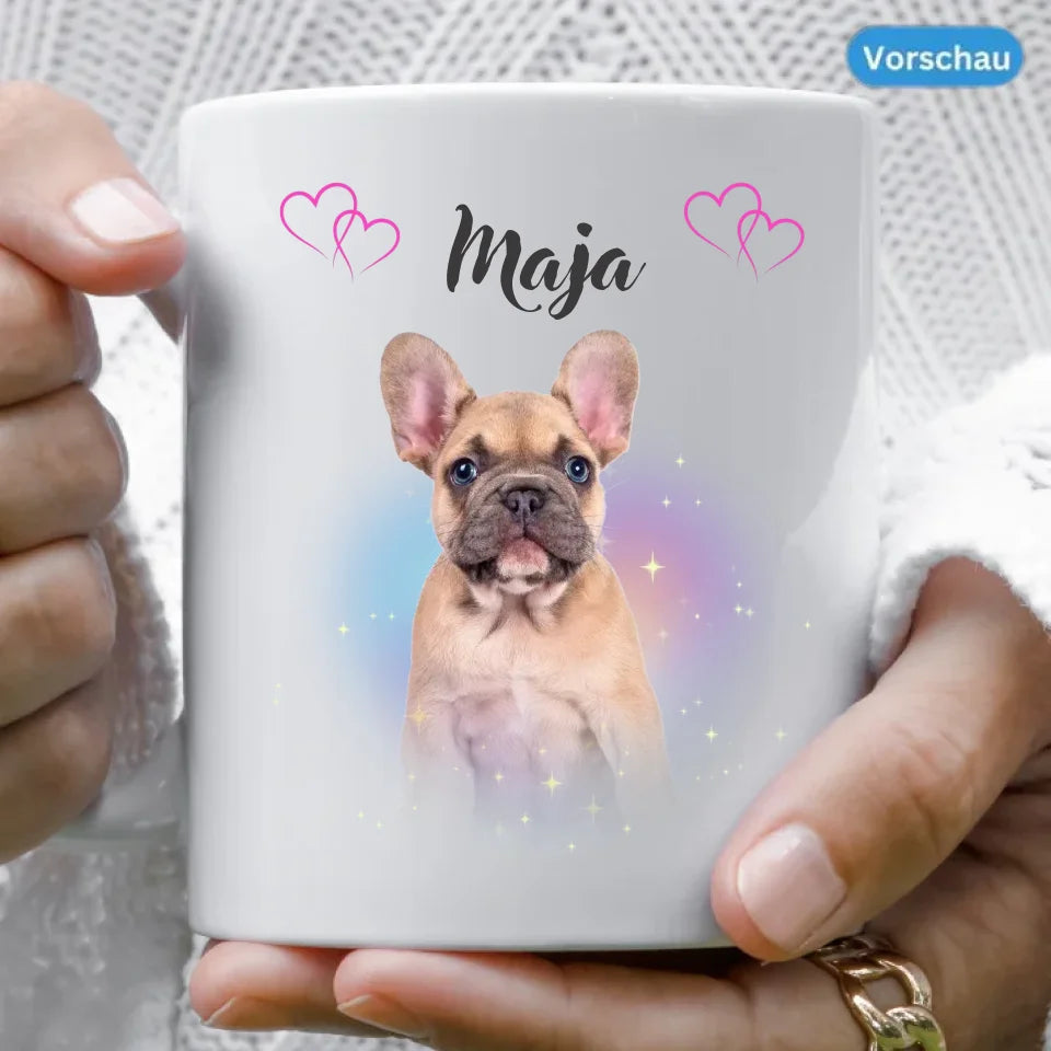 Individuelles tasse personalisieren haustiere fellflow.de